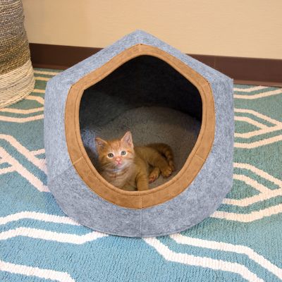 Image showing  Felt Cave Cozy Cat Bed, 19 in.