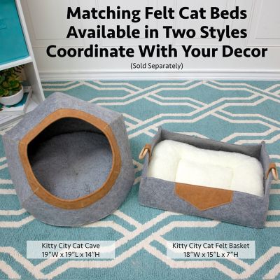Image showing  Felt Cave Cozy Cat Bed, 19 in.