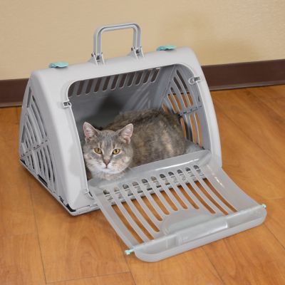 Image showing  1-Door Polyester Cat Carrier and Bed