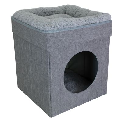 Image showing 5 th Kitty City 19.25 in. Folding Cat Bed