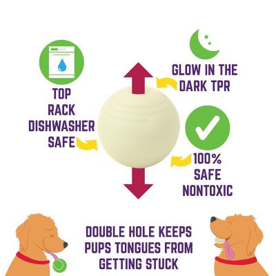 Image showing  Value Pack Glow Ball Dog Toys, 8-Pack