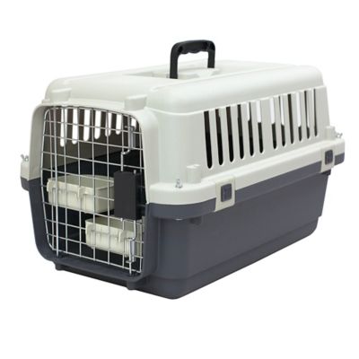 Image showing  1-Door Small Plastic Dog Kennel, 16 in. x 16 in. x 2 ft.