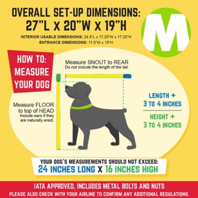 Image showing  1-Door Medium Plastic Dog Kennel, 20.75 in. x 20 in. x 26.5 in.