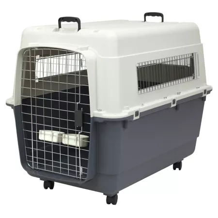 SportPet 1-Door Plastic Dog House XXL 31.5 in x 26.25 in x 39.5 in. Plastic Crates