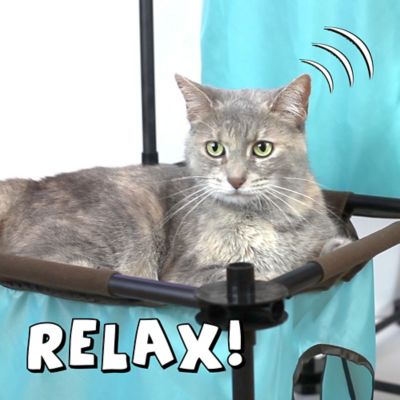 Image showing  46.75 in. Steel Claw Mega Kit Cat Playset