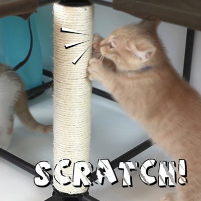 Image showing  46.75 in. Steel Claw Mega Kit Cat Playset