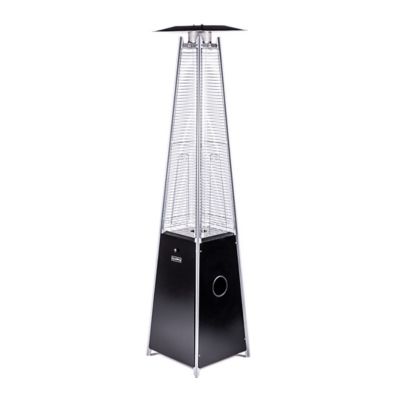 Image showing  Outdoor Flame Propane Patio Heater, 10 sq. ft., 40,000 BTU, Hammered Black