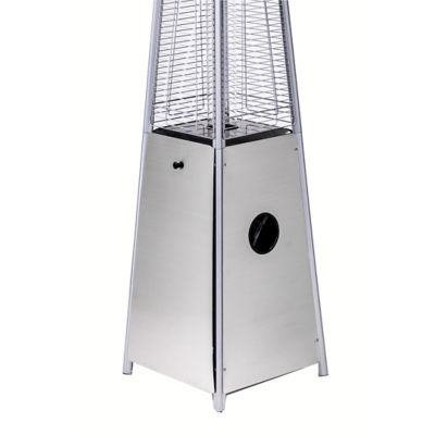 Image showing  40,000 BTU Outdoor Flame Heater, Stainless Steel