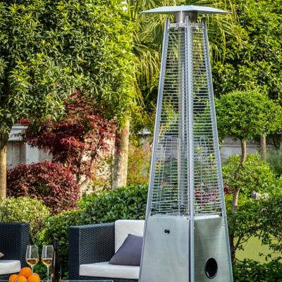 Image showing 7 th Legacy Heating 40,000 BTU Outdoor Flame Heater, Stainless Steel