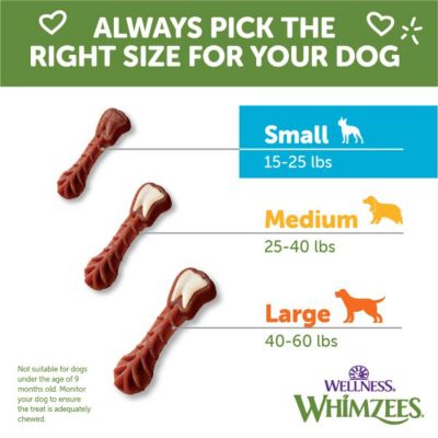 Image showing 8 th Wellness WHIMZEES Variety of Shapes Dog Dental Treat, Small, 29.6 oz.