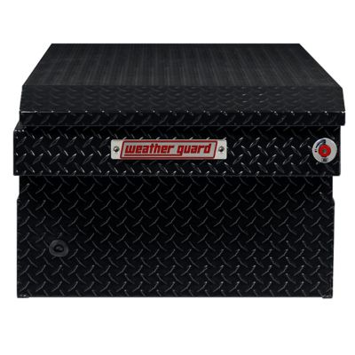 Image showing  15.5 cu. ft. Aluminum Extra Wide Standard Profile Crossover Truck Tool Box for Full Size Trucks, 72 in. x 27.5 in.