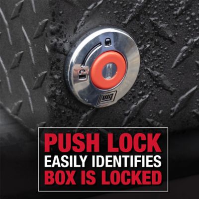 Image showing 6 th Weather Guard 10.5 cu. ft. Aluminum Standard Profile Crossover Truck Tool Box for Full Size Trucks, 72 x 20.5in.