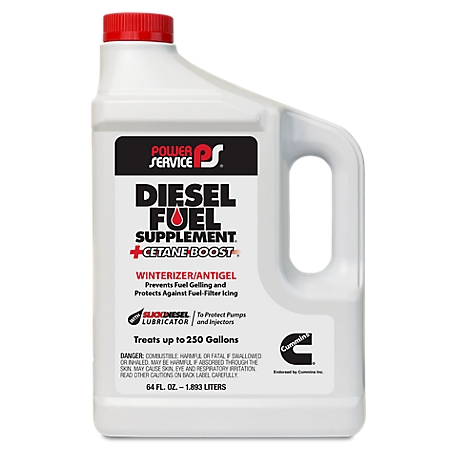 Power Service Diesel Fuel Supplement +Cetane Boost, 64 oz.