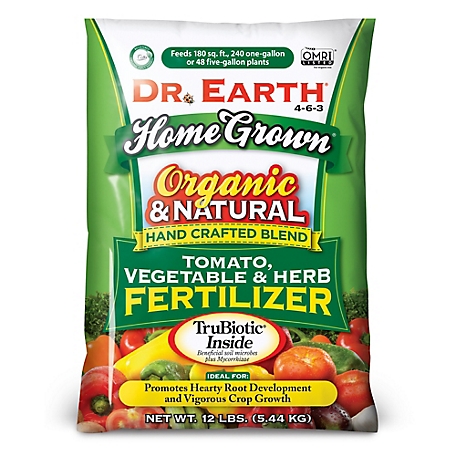 Dr. Earth 12 lb. 180 sq. ft. Home Grown Tomato, Vegetable and Herb Fertilizer