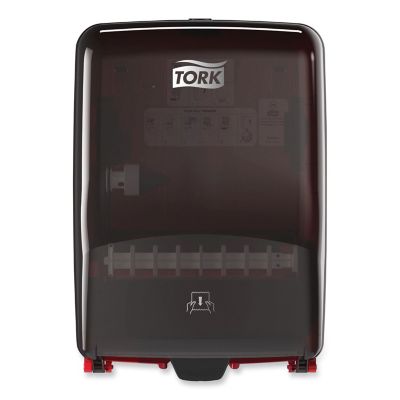 Tork Washstation Dispenser, 12.56 in. x 10.57 in. x 18.09 in., Red/Smoke
