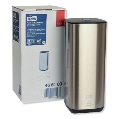 Image showing  Image Design Foam Skincare Automatic Dispenser, Stainless Steel, 1 L