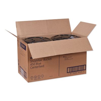 Image showing  Advanced Shopmax Wiper Shop Towels, Blue, 200/Bucket, 2-Pack