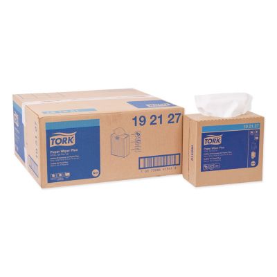 Tork Multi-Purpose Paper Wiper, 9.25 in. x 16.25 in., White, 100/Box, 8 Boxes/Carton