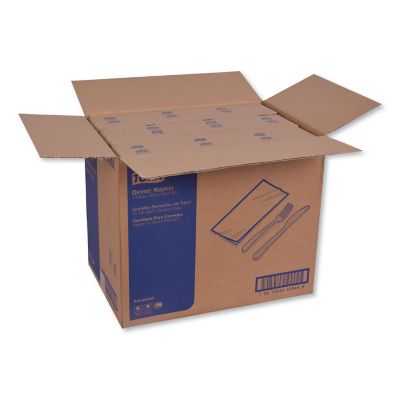 Image showing  Advanced 1/8-Fold 3-Ply Dinner Napkins, 17 in. x 16.125 in., White, 1,740 pc.