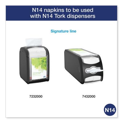 Image showing  Xpressnap Fit Interfold 2-Ply Dispenser Napkins, 6.5 in. x 8.39 in., Natural, 4,320 pc.