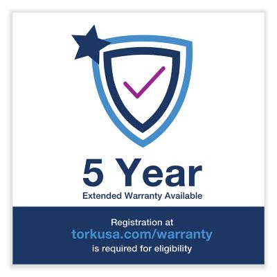 Image showing 6 th Tork Small Bracket Wiper Dispenser, 8.42 in. x 4.22 in. x 5.74 in., White