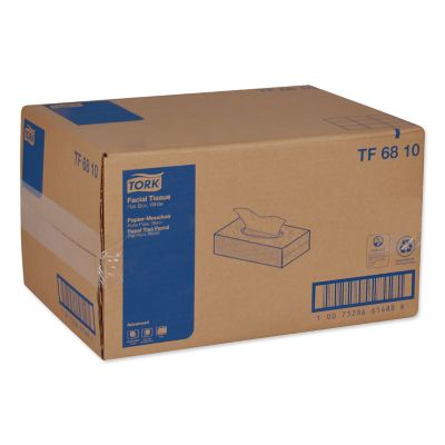 Image showing  Advanced Facial Tissue, 2-Ply, White, Flat Box, 100 Sheets/Box, 30 Boxes/Carton