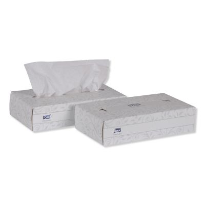 Image showing  Advanced Facial Tissue, 2-Ply, White, Flat Box, 100 Sheets/Box, 30 Boxes/Carton