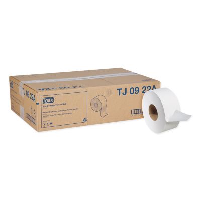 Tork Universal Jumbo Bath Tissue Rolls, Septic Safe, 2-Ply, White, 3.48 in. x 1,000 ft., 12/Carton