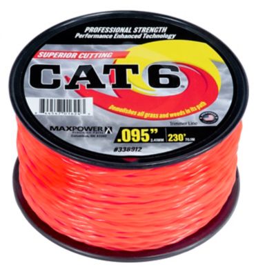 MaxPower CAT6 Twisted Trimmer Line, 0.095 in. x 230 ft.