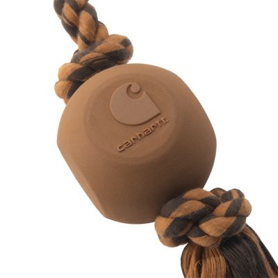 Image showing  Rubber Ball Dog Rope Pull Toy