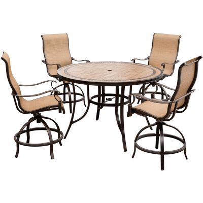 Hanover 5 pc. Monaco High-Dining Set with Tile-Top Table
