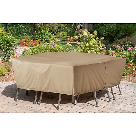 Hanover Protective Vinyl Cover for Hanover Rectangular Dining Sets