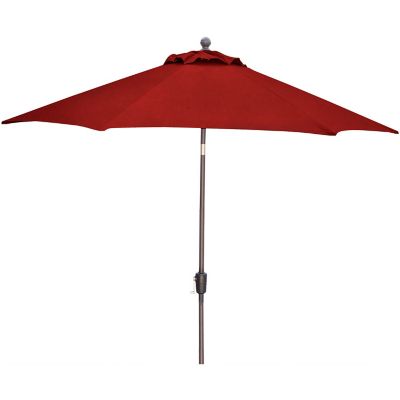 Hanover Traditions 9 Ft. Table Umbrella in Red