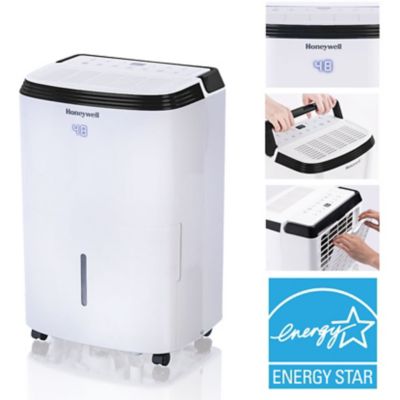 Black+Decker 4500SqFt Dehumidifier+Drain Pump For Extra Large  Spaces/Basements Energy Star Certified BDT50PWTB