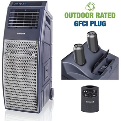 830 CFM Outdoor Portable Evaporative Cooler with Remote Control, 460 sq. ft. - Honeywell CO301PC