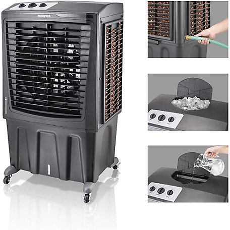 Honeywell 2,800 CFM Outdoor Portable Evaporative Cooler and Fan, 850 sq. ft.