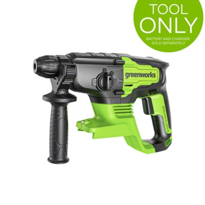 Greenworks 24V 15/16-in. Brushless Cordless Battery SDS-Plus Rotary Hammer, Tool Only