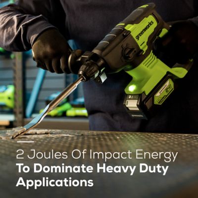 Image showing  24V 15/16-in. Brushless Cordless Battery SDS-Plus Rotary Hammer, Tool Only