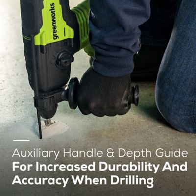 Image showing  24V 15/16-in. Brushless Cordless Battery SDS-Plus Rotary Hammer, Tool Only