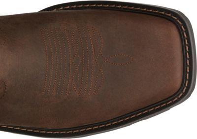 Image showing 2 th Justin Men's Soft Toe Water Buffalo Boots, Chocolate