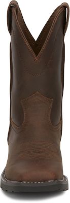 Image showing 3 th Justin Men's Soft Toe Water Buffalo Boots, Chocolate