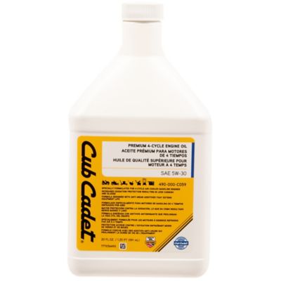 Cub Cadet SAE 5W-30 Oil for Snow Blowers, 20 oz.