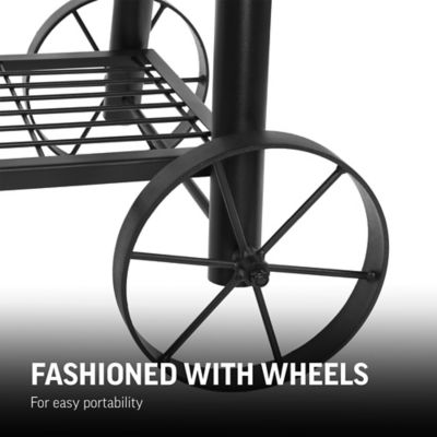 Image showing 6 th Char-Griller Competition Pro Barrel Charcoal Smoker with Offset Firebox, 1,012 sq. in., Black