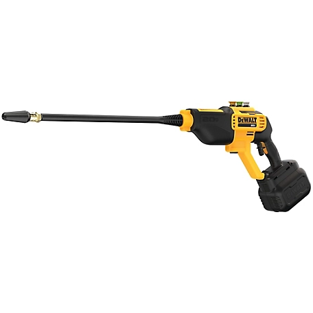 DeWALT DCPW550B 550 PSI @ 1 GPM 20V Cordless Cold Water Power Cleaner (4 Nozzles Included)