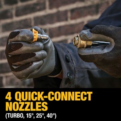 Image showing  550 PSI 1 GPM 20V Cordless Cold Water Power Cleaner, 4 Nozzles Included