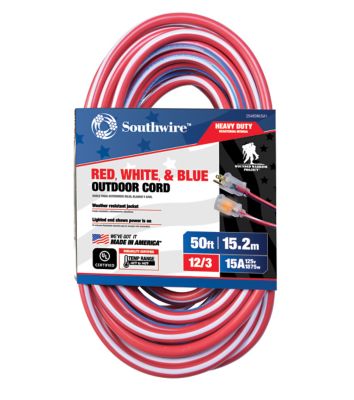 Southwire 50 ft. Indoor/Outdoor 12/3 Contractor Grade Extension Cord