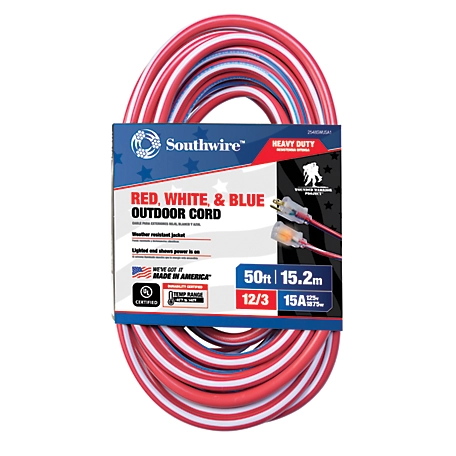 Southwire 50 ft. Indoor/Outdoor 12/3 Contractor Grade Extension Cord