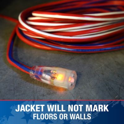 Image showing 5 th Southwire 50 ft. Indoor/Outdoor 12/3 Contractor Grade Extension Cord