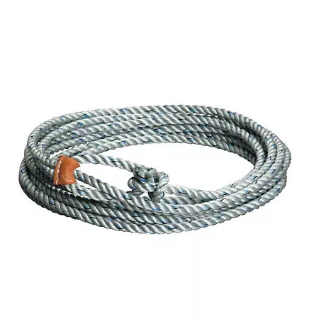 Colorado Saddlery Polyester Silver Dot Ranch Rope 7/16-in x 30-ft Livestock Ropes Halters & Hobbles