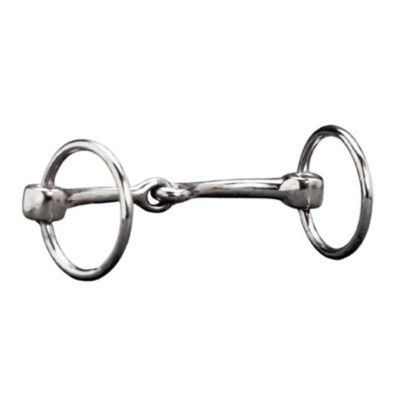 Colorado Saddlery Nickel-Plated Ring Snaffle Bit